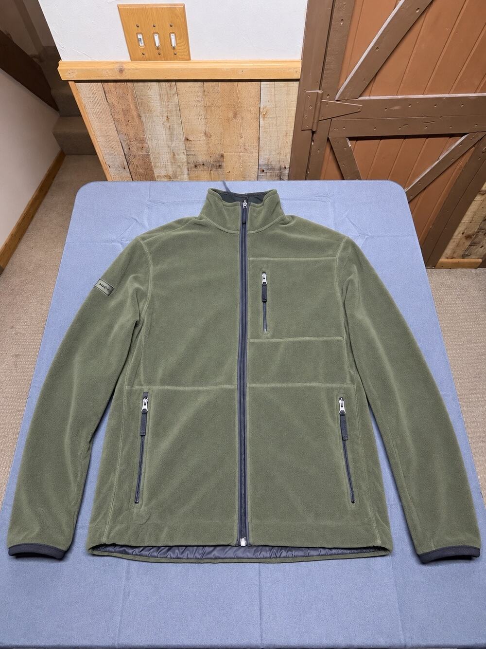 Polo Sport Ralph Lauren Fleece Jacket Men’s M Olive Green Full Zip